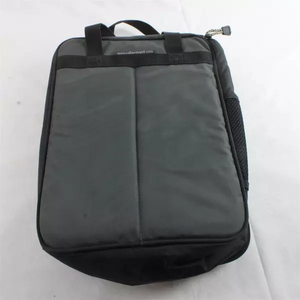 Callaway Golf Deluxe Travel Shoe Bag Zippered Handled Extra Pockets