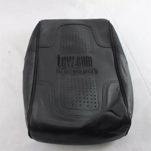 Golf Warehouse Zippered Golf Shoe Transport Bag Black Handle