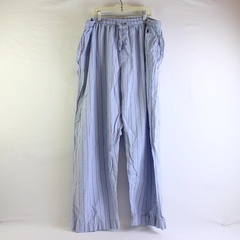 Ralph Lauren Blue Striped Loose Fitting Sleepwear Pants Men's Size L (36-38)