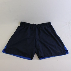Nike Solid Navy Dark Blue Color Dri-Fit Activewear Shorts Men's Size LG