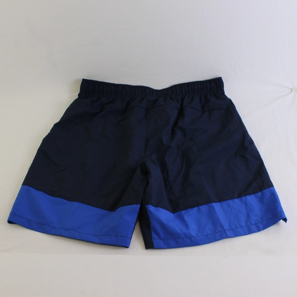 Nike Solid Navy Dark Blue Color Dri-Fit Activewear Shorts Men's Size LG