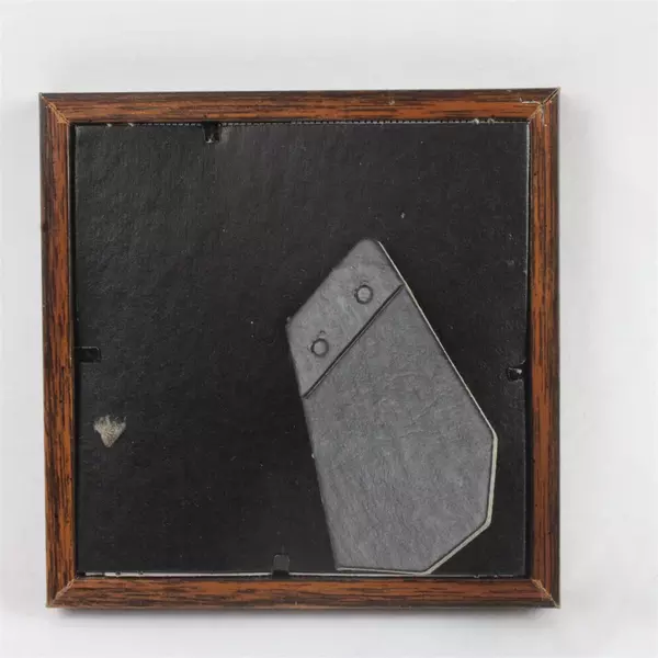 Vintage Framed Cross Stitch Picture Craft Room Wall Art 5.75" Square