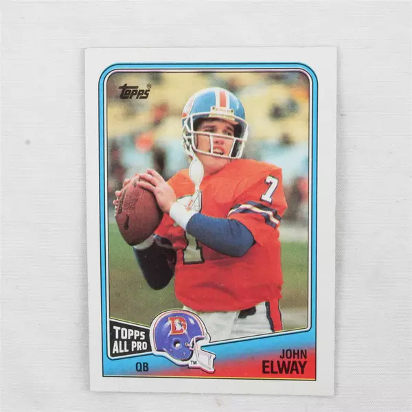 1988 Topps All-Pro #23 John Elway Broncos Vintage Football Card