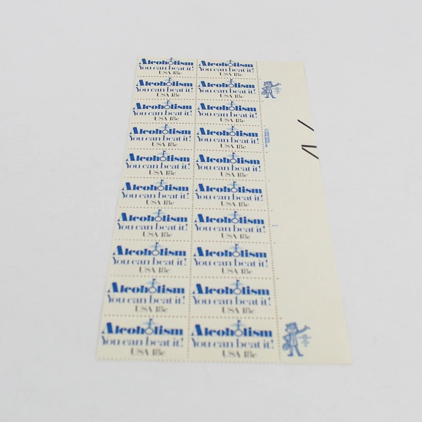 #1927 Plate Block of 20 1981 Alcoholism You Can Beat It MNH OG