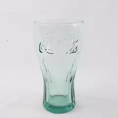 Libbey Coca-Cola Green Glass 16.75 oz Tumbler Mug 6.25" Vintage Style