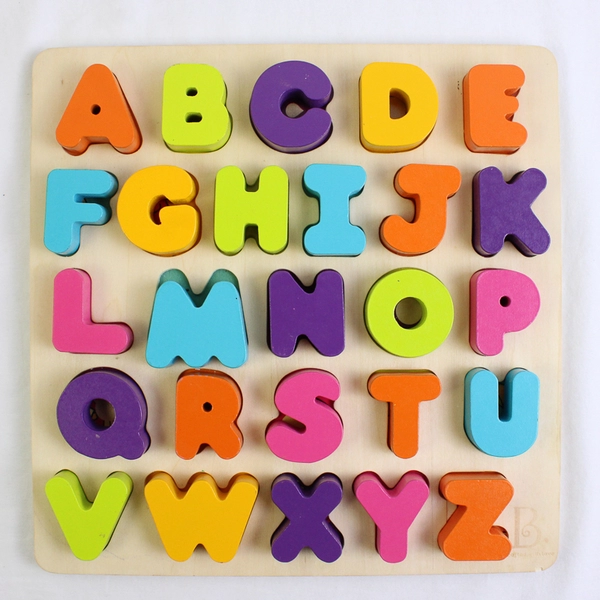 Wooden Alphabet Letters & Board Complete From My B Toys 2019