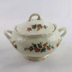 Taylor Smith Taylor Porcelain Sugar Bowl 7405 3" x 5.5" Vintage