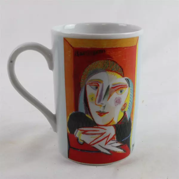 Konitz Picasso Ceramic Coffee Mug 4.25" Vintage Art Collector