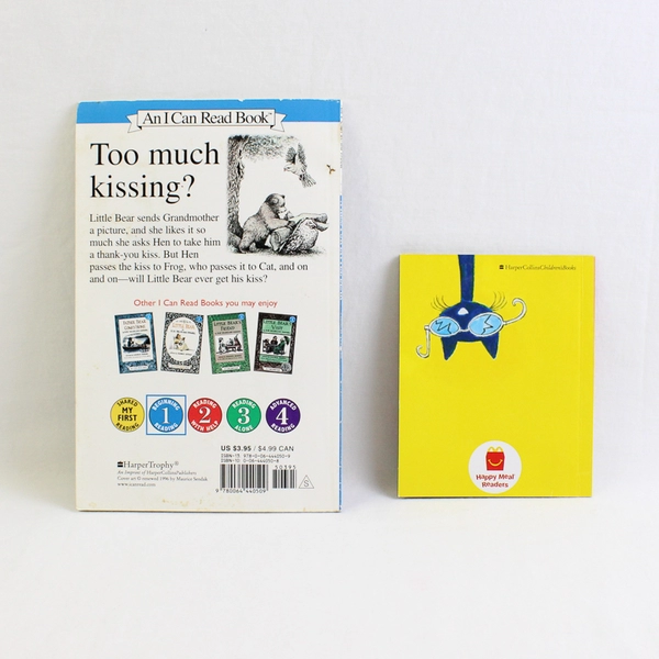 Lot of 2 Beginning Reading A Pete the Cat Book & A Kiss for Little Bear PB