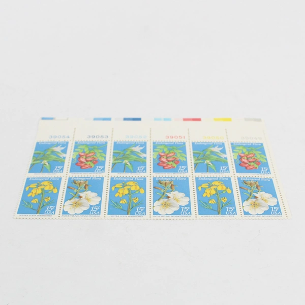 1979 Endangered Flora Plate Block of 12 15c Postage Stamps, Scott #1783 MNH, OG