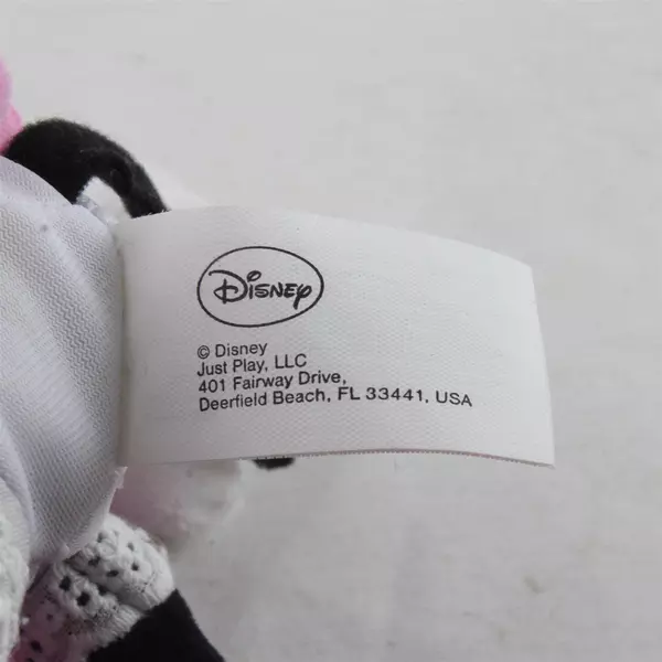 Disney Minnie Mouse 9" Beanbag Plush Stuffed Animal Toy Doll Pink Dress