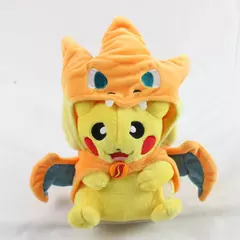 Pokémon Pikachu & Mega Charizard Plush 10" Soft Stuffed Toy