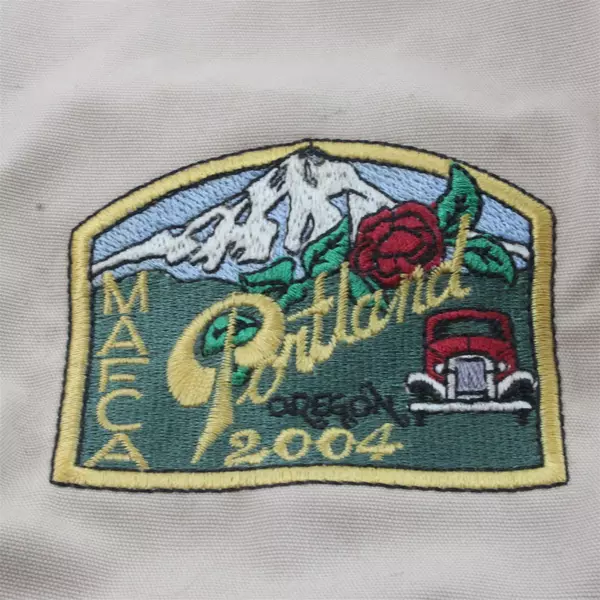 Vintage Newsboy Cap MAFCA Portland 2004 Beige Collectible