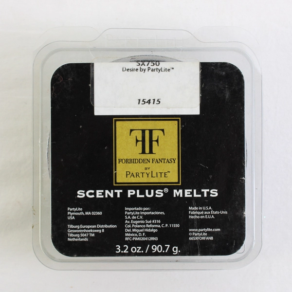 Partylite Forbidden Fantasy Scent Plus Melt Desire SX750 3.2 Oz