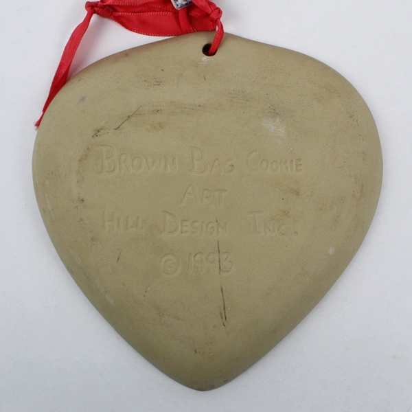 Hill Designs Brown Bag Cookie Art 1993 Heart Cookie Mold
