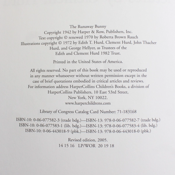 2 PB Classics by Margaret Wise Brown Goodnight Moon The Runaway Bunny 2005