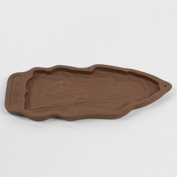 Longaberger Pottery 1993 St. Nick Christmas Cookie Mold 10"