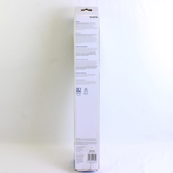 Project Source Grab Bar 18-in Stainless Steel Wall-Mount ADA Exposed Screw