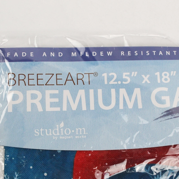 BreezeArt Christmas Santa Claus 12.5" x 18" Premium Garden Flag