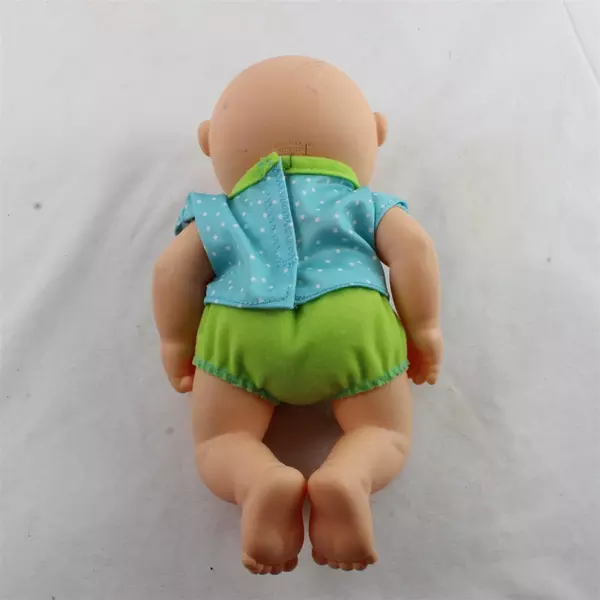 Cabbage Patch Babies Hard Body Bald Posable Doll Blue Eyes 2015