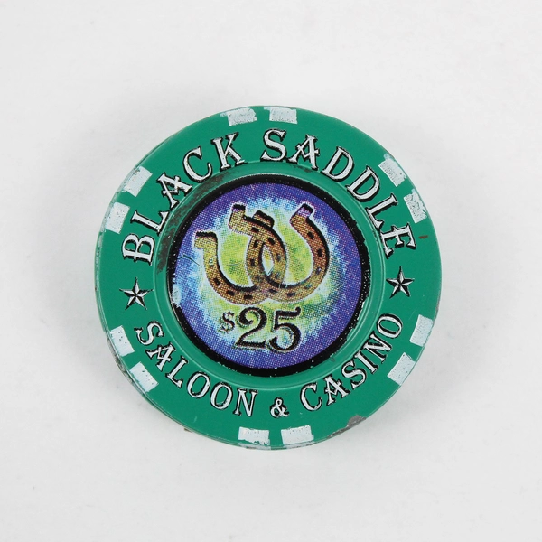 Black Saddle Saloon & Casino Poker Chip Lighter