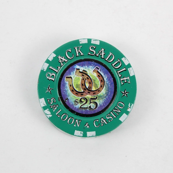 Black Saddle Saloon & Casino Poker Chip Lighter