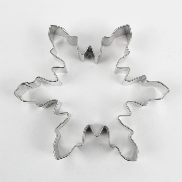 Lot of 3 Steel Christmas Cookie Cutters Snowman Christmas Tree Snowflake