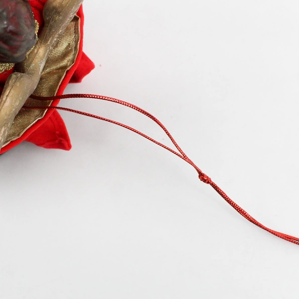 Angel Holding Wreath Christmas Tree Topper 13"