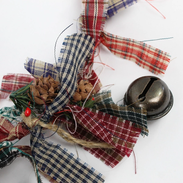 Jo-Ann Rustic Country-Style Ragdoll Christmas Holiday Garland 52"