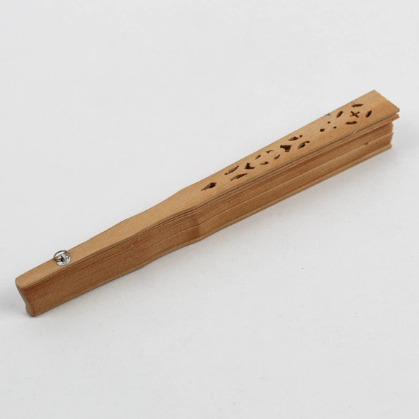 Vintage Folding Openwork Sandalwood Hand Fan