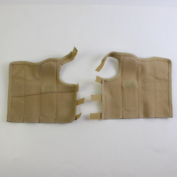 Set of 2 Flex-Support Size M Left and Right Wrist Brace Elastic and Faux Leather