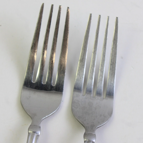 Lot Of 2 Cambridge Silver Allure Sand Dinner Forks 8 Inches Good