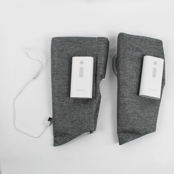 Set Of 2 Unbranded Portable Calf Massagers W/ Charging Cord Gray 5W 5V