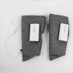 Set Of 2 Unbranded Portable Calf Massagers W/ Charging Cord Gray 5W 5V