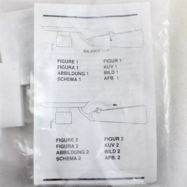 Hunter Ceiling Fan Blade Balancing Kit 4 Clips 6 Weights Wobble Repair