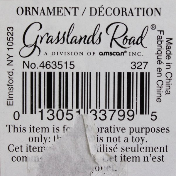 Grasslands Road Keep Christ In Christmas Glass Ornament 5"