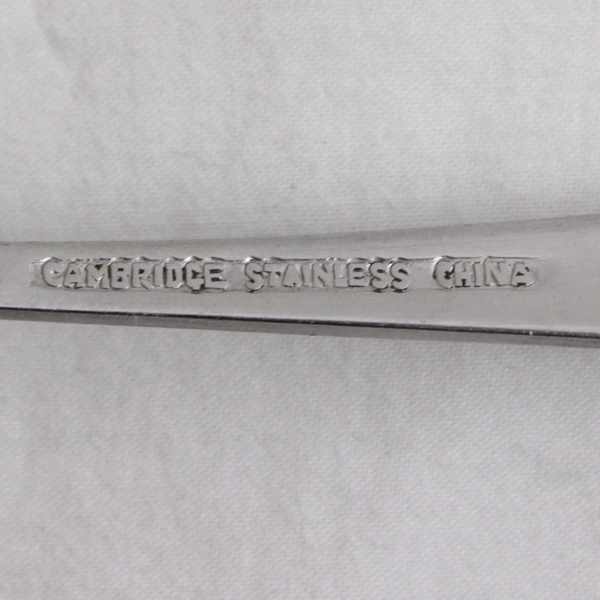 3 Cambridge Silver American Pride Stainless 2 Serving Spoons 1 Pistol Knife 