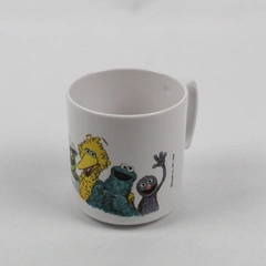 Muppets Inc 1971, 1978 Vintage Sesame Street Characters Plastic Mug