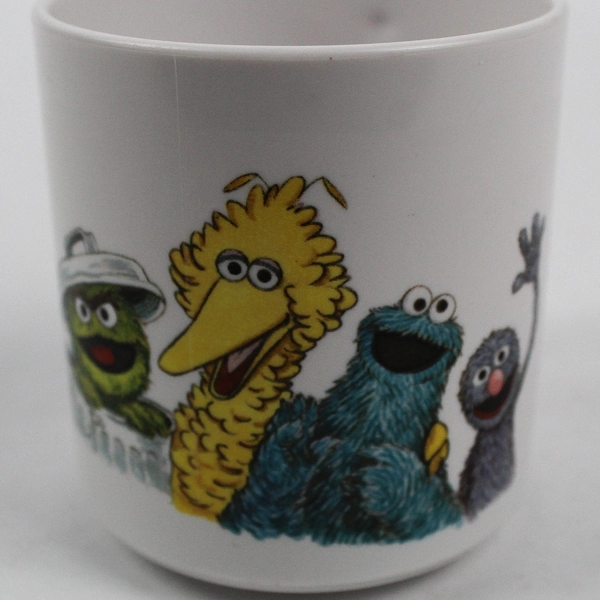Muppets Inc 1971, 1978 Vintage Sesame Street Characters Plastic Mug