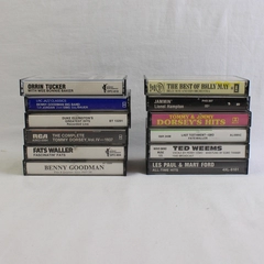 Lot of 12 Jazz Cassette Tapes Multiple Artists Vintage Music Collection