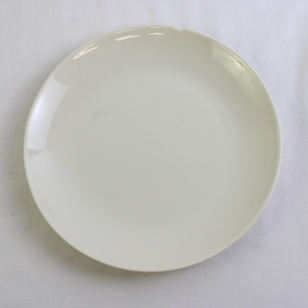 VTG Eva Zeisel Castleton Museum White Salad Plate 8 1/4" FLAW