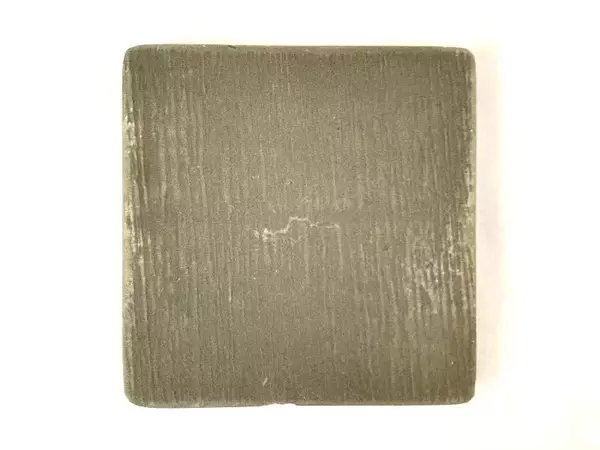 Black Ceramic Tile Trivet with Resin Frame 8.25" Square Kitchen Decor Pre-owned