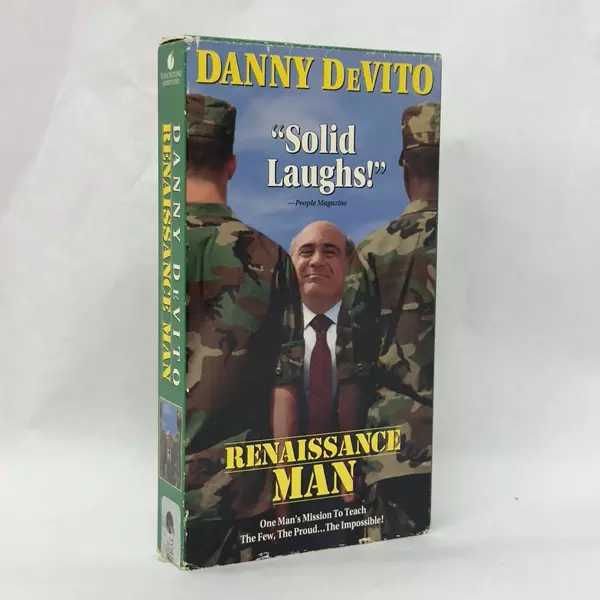 Renaissance Man VHS 1995 starring Danny DeVito and Gregory Hines