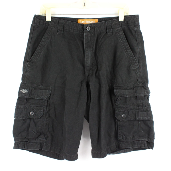 Lee Dungarees Men's 32 Black Cargo Shorts