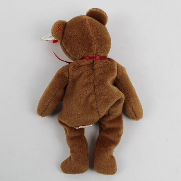 TY Beanie Babies Teddy 1993 Brown Bear W/ Ear Tag Error 1995 Plush Doll Toy