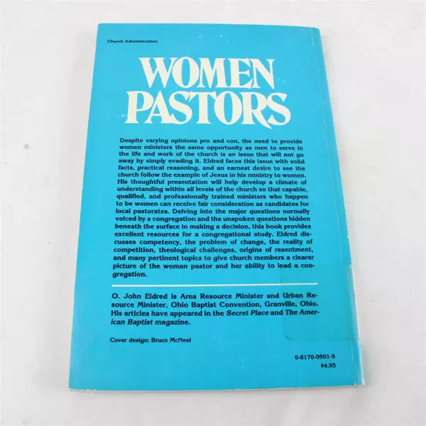 Women Pastors O. John Eldred 1981 Paperback Former Library Book
