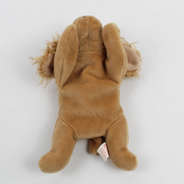 TY Beanie Babies Spunky 1997 Brown Cocker Spaniel Dog W/ Tag Plush Toy