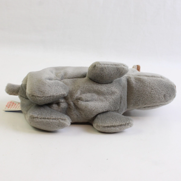 TY Beanie Babies Spike 1996 Gray Rhino With Tag Plush Toy