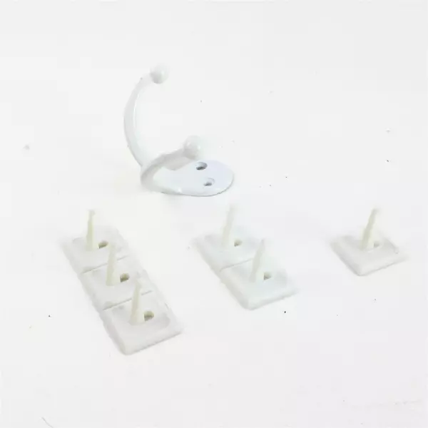 Lot of Various Hangers 2 Shelf Brackets + 1 Coat/Towel Hook Screws Incl