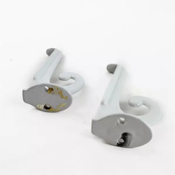 Lot of Various Hangers 2 Shelf Brackets + 1 Coat/Towel Hook Screws Incl